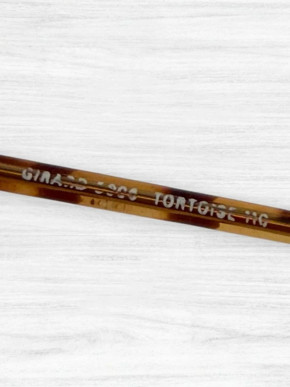 Vintage Girard France Tortoise Eyeglass Frames 804 51-17-144 Unisex RX Optical - Picture 6 of 8